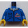 LEGO Blue Bulldozer Driver Jacket Torso (973)