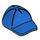 LEGO Blue Cap with Short Curved Bill with Hole on Top (11303)