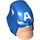 LEGO Bleu Captain America Grand Figure Diriger (901 / 76676)