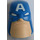 LEGO Blue Captain America Large Figure Head (901 / 76676)