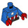 LEGO Bleu Captain America Minifig Torse (973 / 76382)