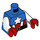 LEGO Blue Captain America Torso (973 / 76382)