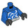 LEGO Blau Captain Boomerang Minifig Torso (973 / 76382)
