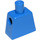 LEGO Blau Schloss Peasant Torso ohne Arme (973)