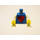 LEGO Blau Castle Torso mit Quartered Schild (973)