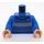 LEGO Blå Cho Chang med Blå Sweater Minifig Torso (973 / 76382)