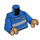 LEGO Blue Cho Chang with Ravenclaw Quidditch Jumper Minifig Torso (973 / 76382)