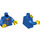 LEGO Bleu City Minifig Torse (973 / 76382)