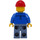 LEGO Blå City Minifigur