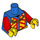 LEGO Blue Classic King Minifig Torso (973 / 88585)