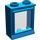 LEGO Blue Classic Window 1 x 2 x 2 with Fixed Glass