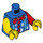 LEGO Bleu Clown Batman Minifig Torse (973 / 76382)