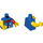 LEGO Blue Clown Batman Minifig Torso (973 / 76382)