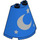 LEGO Blue Cone 2 x 4 x 3 Half with Silver Moon and Stars (38317)