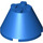 LEGO Blue Cone 4 x 4 x 2 with Axle Hole (3943)
