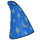 LEGO Blau Kegel Hut mit Silber Stars und Golden Moon Muster (18059 / 27493)