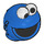 LEGO Blau Cookie Monster Kopf (70642)