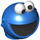 LEGO Blauw Cookie Monster Hoofd (70642)