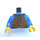 LEGO Blue Cowboy Blue Shirt Torso (973)