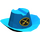 LEGO Blau Cowboy Hut mit Cavalry Logo (3629)