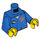 LEGO Blue Crewmember Minifig Torso (973 / 76382)