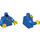 LEGO Blau Crewmember Minifig Torso (973 / 76382)
