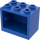 LEGO Blau Schrank 2 x 3 x 2 mit versenkten Bolzen (92410)