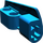 LEGO Blauw Gebogen Paneel 22 Links (11947 / 43500)