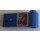 LEGO Blue Door 1 x 3 x 1 Right with Red Logo (3821)