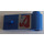 LEGO Bleu Porte 1 x 3 x 1 Droite avec Rouge logo (3821)