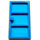 LEGO Bleu Porte 1 x 4 x 6 avec 3 Panes avec Transparent Dark Bleu Verre