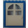 LEGO Bleu Porte Cadre 2 x 6 x 6 avec blanc Porte