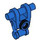 LEGO Blauw Droid Torso met Tan Markings (30375)