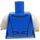 LEGO Blue Drummer Minifig Torso (973 / 76382)