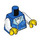 LEGO Blue Drummer Minifig Torso (973 / 76382)