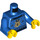 LEGO Blauw Duke DeTain met Blauw Politie Trui Minifiguur Torso (973 / 76382)