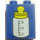LEGO Blue Duplo Brick 1 x 2 x 2 with Baby Bottle without Bottom Tube (4066)