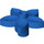 LEGO Blau Duplo Blume mit 5 Angular Blütenblätter (6510 / 52639)