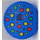 LEGO Blue Duplo Gate Ø 80 with Polka Dots (31193)