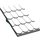 LEGO Blau Fabuland Roof Support mit Grau Roof Steigung und kein Schornsteinloch