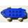 LEGO Blau Fabuland Skateboard mit Gelb Räder mit Gelb Lines Aufkleber