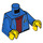 LEGO Blau Ferry Captain Minifig Torso (973 / 76382)