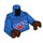 LEGO Blue Finn - Christmas Sweater Minifig Torso (973 / 76382)