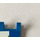 LEGO Blau Flagge 2 x 2 mit Gold Krone auf Blau und Weiß Background Muster Aufkleber ohne ausgestellten Rand (2335)