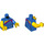 LEGO Blue Flashback Lucy Minifig Torso (973 / 76382)