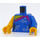 LEGO Blue Flashback Lucy Minifig Torso (973 / 76382)
