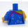 LEGO Bleu Flashback Lucy Minifig Torse (973 / 76382)