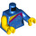 LEGO Blue Flashback Lucy Minifig Torso (973 / 76382)