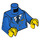 LEGO Blue Flight Attendant Minifig Torso (973 / 76382)