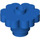 LEGO Blau Blume 2 x 2 mit offenem Bolzen (4728 / 30657)
